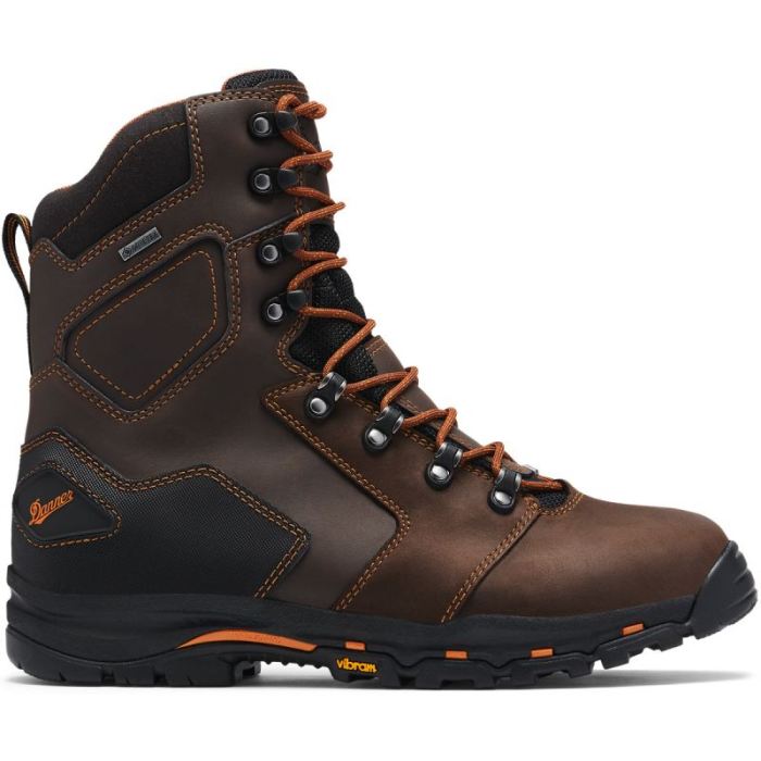 Men's Vicious 8" Brown Insulated 400G Composite Toe (NMT) - Dann