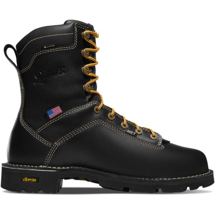 Men's Quarry USA Black Alloy Toe/MET Guard - Danner Boots