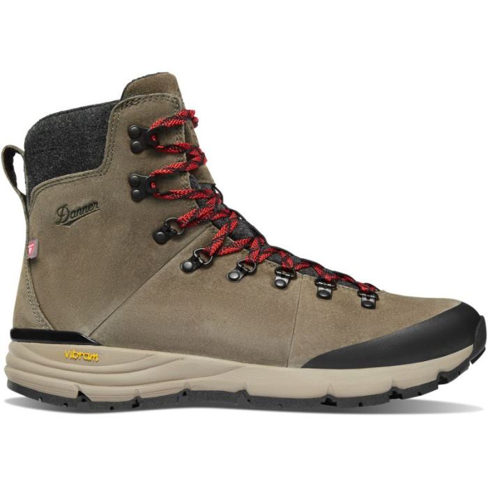 Men's Arctic 600 Side-Zip 7" Brown/Red 200G - Danner Boots